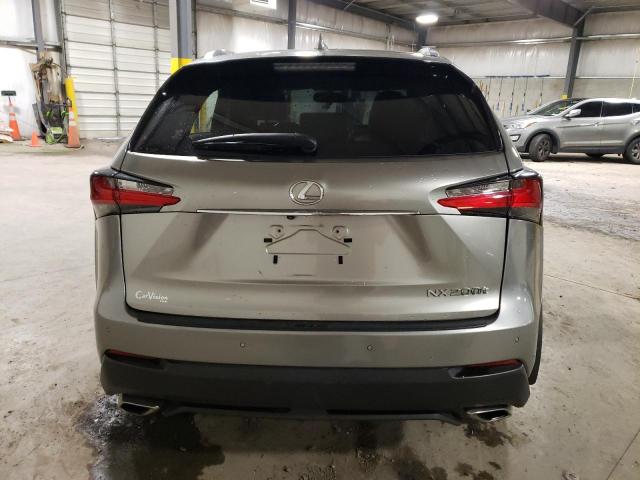 JTJBARBZ6G2079644 - 2016 LEXUS NX 200T BASE SILVER photo 6