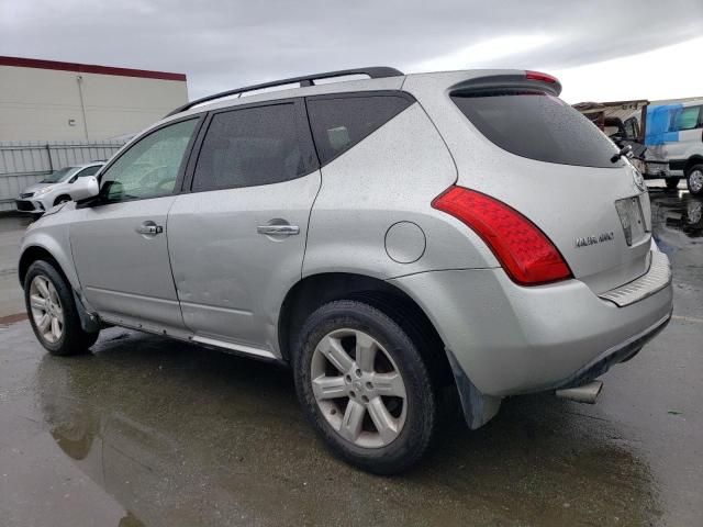 JN8AZ08W17W646663 - 2007 NISSAN MURANO SL SILVER photo 2