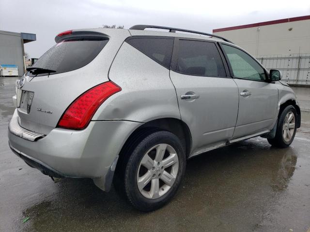 JN8AZ08W17W646663 - 2007 NISSAN MURANO SL SILVER photo 3