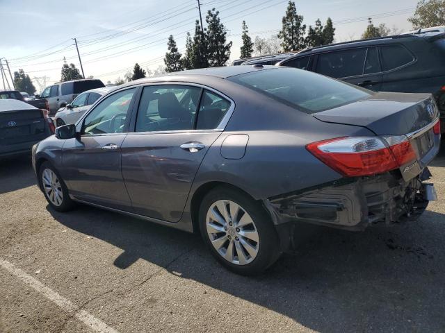 1HGCR2F85FA249314 - 2015 HONDA ACCORD EXL GRAY photo 2