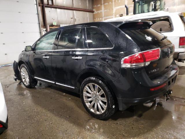 2LMDJ8JK3DBL26392 - 2013 LINCOLN MKX BLACK photo 2