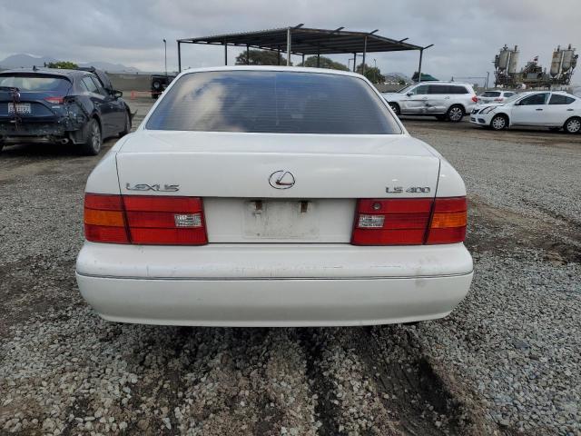 JT8BH28F0W0135864 - 1998 LEXUS LS 400 WHITE photo 6