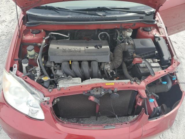 2T1BR30E25C409335 - 2005 TOYOTA COROLLA CE RED photo 11