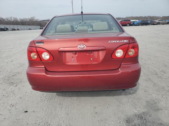 2T1BR30E25C409335 - 2005 TOYOTA COROLLA CE RED photo 6