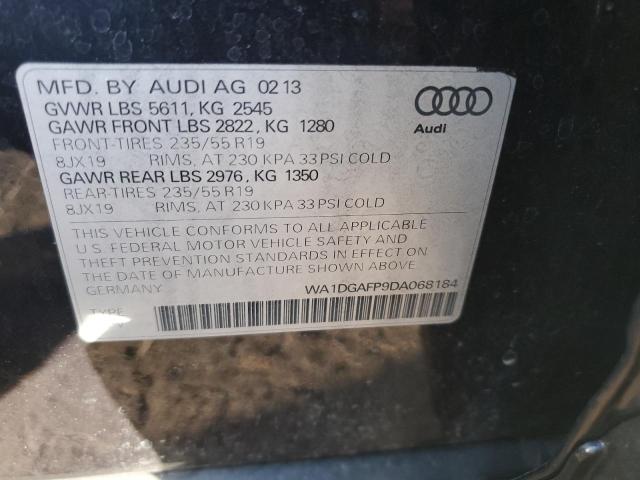 WA1DGAFP9DA068184 - 2013 AUDI Q5 PREMIUM PLUS BLACK photo 13