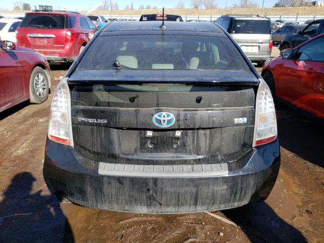 JTDKN3DU7A0166395 - 2010 TOYOTA PRIUS BLACK photo 6