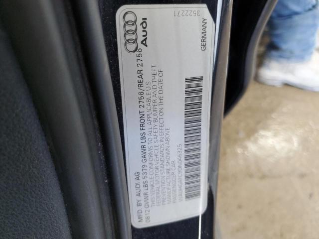WAUHGAFC9DN046325 - 2013 AUDI A6 PRESTIGE ლურჯი ფოტო 13