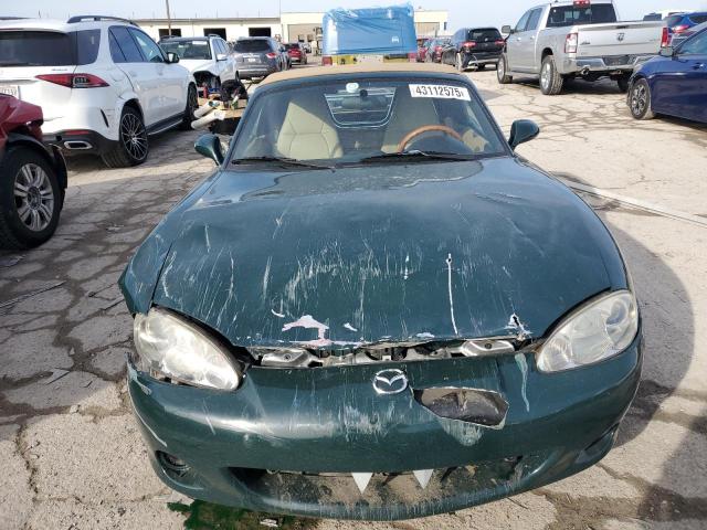 JM1NB353410213975 - 2001 MAZDA MX-5 MIATA BASE GREEN photo 5
