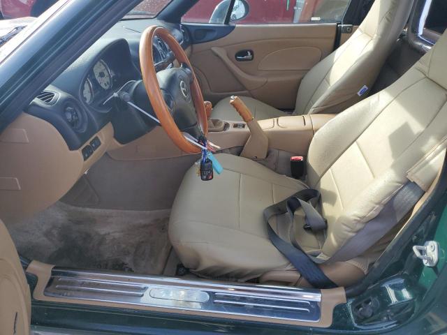 JM1NB353410213975 - 2001 MAZDA MX-5 MIATA BASE GREEN photo 7