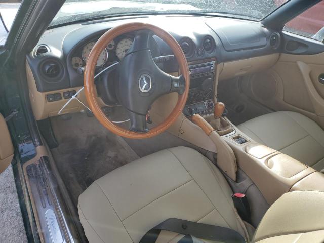 JM1NB353410213975 - 2001 MAZDA MX-5 MIATA BASE GREEN photo 8