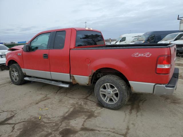 1FTPX14V76NB08357 - 2006 FORD F150 RED photo 2