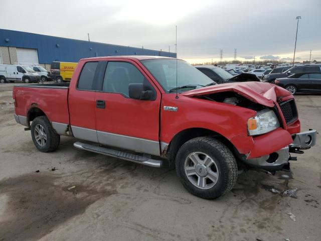 1FTPX14V76NB08357 - 2006 FORD F150 RED photo 4