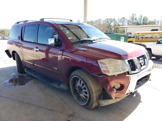 5N1AA08B56N732848 - 2006 NISSAN ARMADA SE RED photo 4