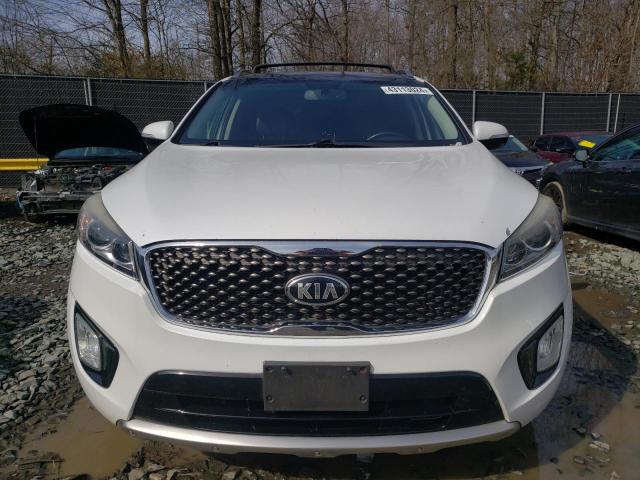 5XYPK4A55GG079583 - 2016 KIA SORENTO SX WHITE photo 5