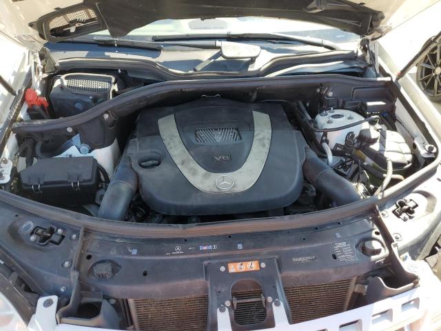 4JGBB8GB1BA726984 - 2011 MERCEDES-BENZ ML 350 4MATIC WHITE photo 12