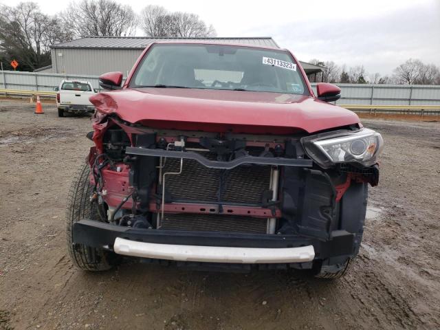 JTEBU5JR1J5505584 - 2018 TOYOTA 4RUNNER SR5/SR5 PREMIUM RED photo 5