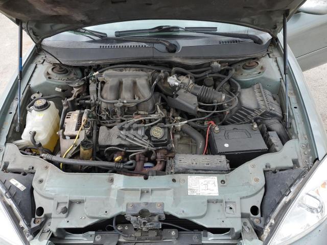 1FAFP53U25A197956 - 2005 FORD TAURUS SE GREEN photo 11