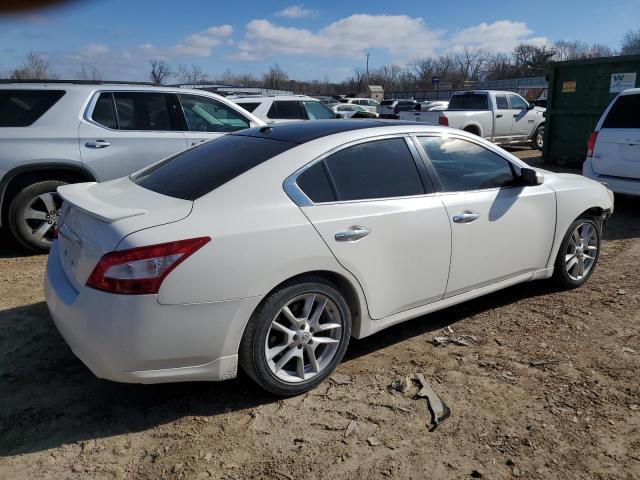 1N4AA51E99C827652 - 2009 NISSAN MAXIMA S WHITE photo 3