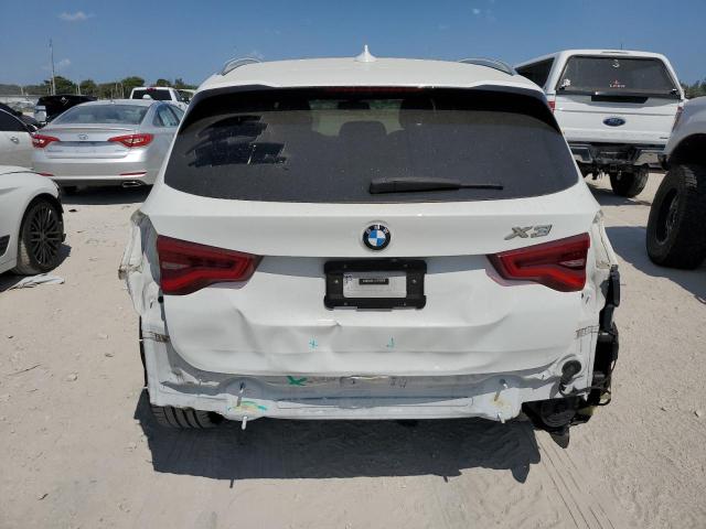 5UXTR9C54JLC83616 - 2018 BMW X3 XDRIVE30I WHITE photo 6