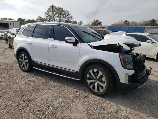 5XYP3DHC7LG070346 - 2020 KIA TELLURIDE EX WHITE photo 4