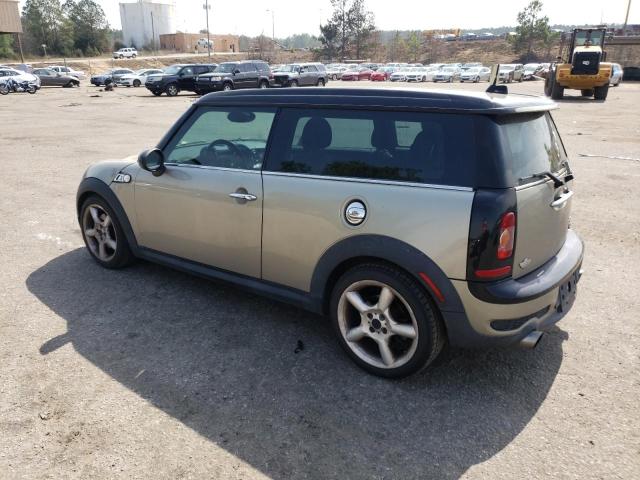 WMWMM33599TP90874 - 2009 MINI COOPER S CLUBMAN BEIGE photo 2