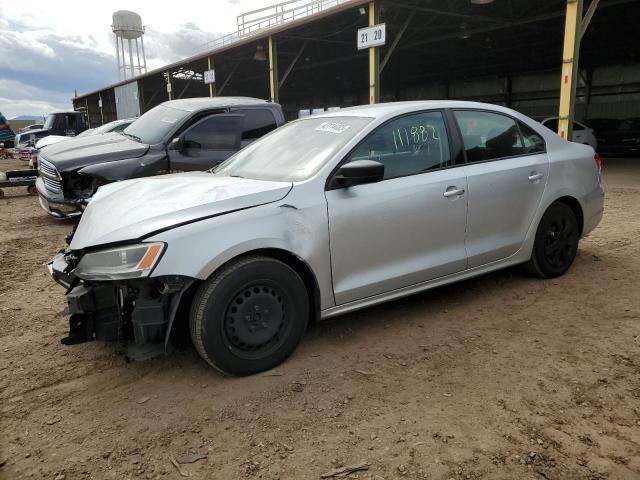 3VW2K7AJXEM221612 - 2014 VOLKSWAGEN JETTA BASE Gümüş foto 1