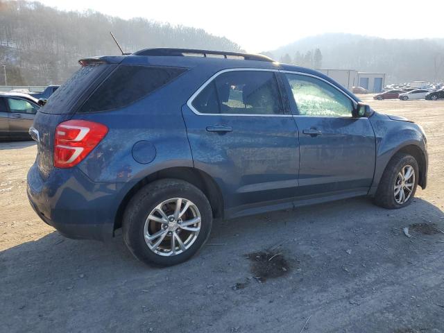 2GNFLFEKXG6204442 - 2016 CHEVROLET EQUINOX LT BLUE photo 3