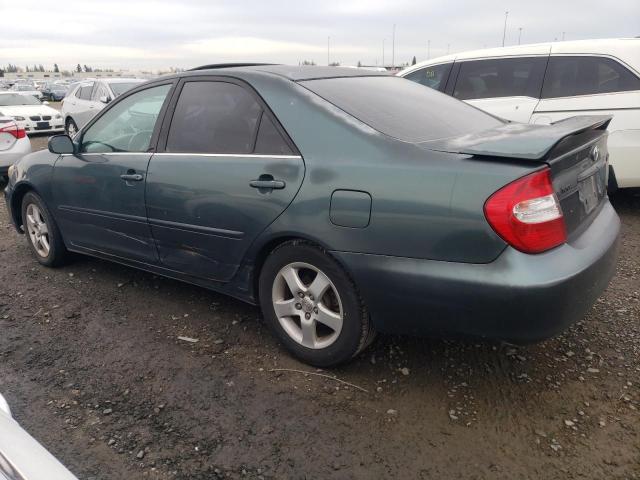 4T1BA32K54U500722 - 2004 TOYOTA CAMRY SE GREEN photo 2