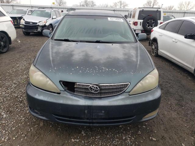 4T1BA32K54U500722 - 2004 TOYOTA CAMRY SE GREEN photo 5