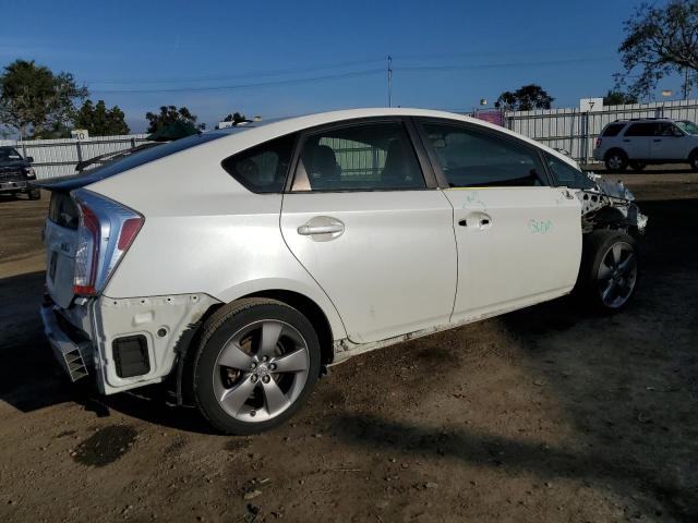 JTDKN3DU5F0409242 - 2015 TOYOTA PRIUS WHITE photo 3