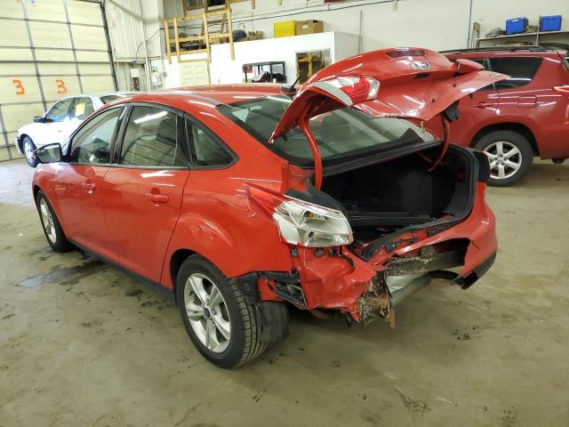 1FADP3F22EL335523 - 2014 FORD FOCUS SE RED photo 2