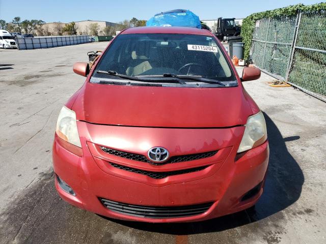 JTDBT923871012591 - 2007 TOYOTA YARIS RED photo 5