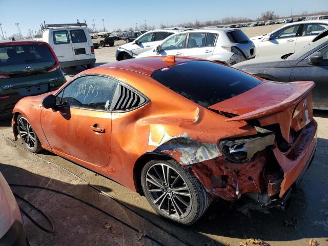 JF1ZNAA11F8711583 - 2015 TOYOTA SCION FR-S ORANGE photo 2