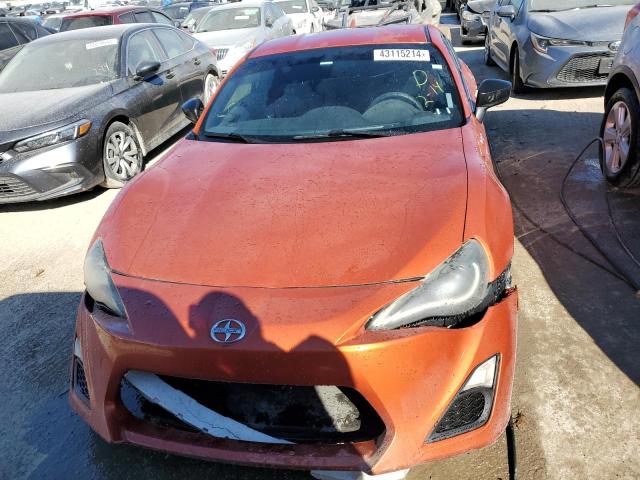 JF1ZNAA11F8711583 - 2015 TOYOTA SCION FR-S ORANGE photo 5