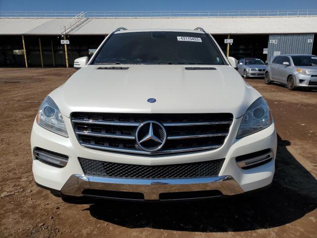 4JGDA2EB9CA024800 - 2012 MERCEDES-BENZ ML 350 BLUETEC WHITE photo 5