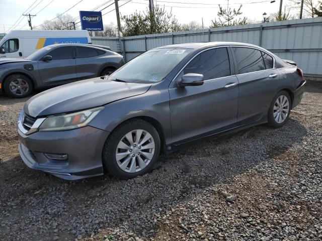 1HGCR2F80DA046909 - 2013 HONDA ACCORD EXL GRAY photo 1