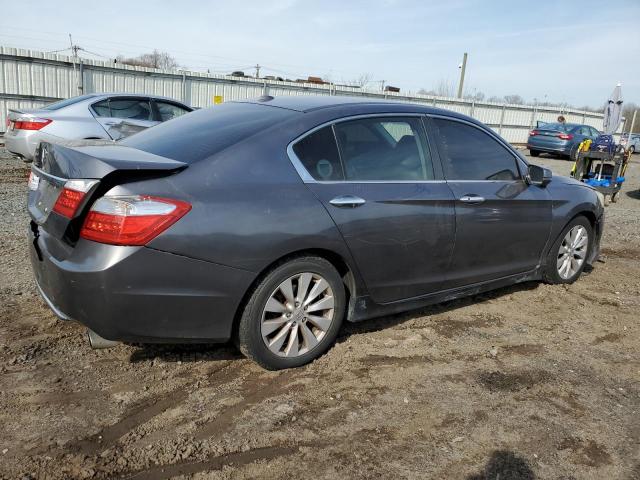 1HGCR2F80DA046909 - 2013 HONDA ACCORD EXL GRAY photo 3