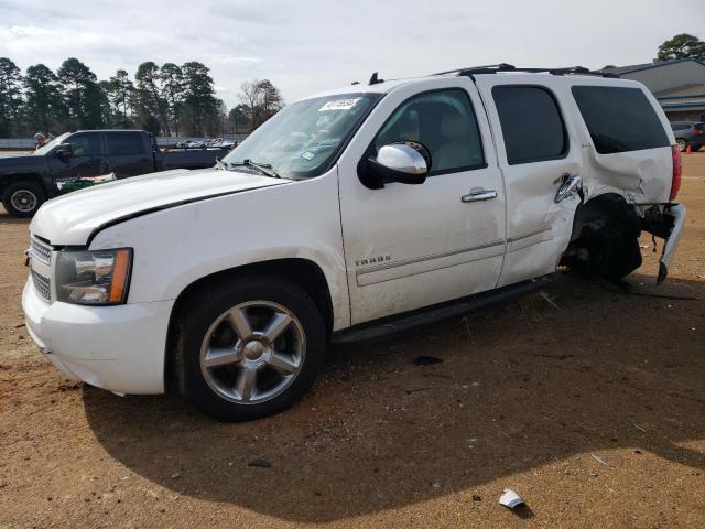 1GNSCCE09DR347149 - 2013 CHEVROLET TAHOE C1500 LTZ WHITE photo 1