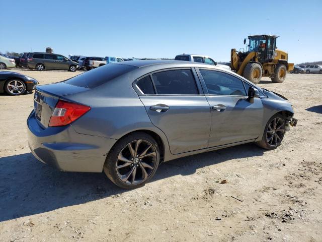 2HGFB2F59CH565240 - 2012 HONDA CIVIC LX GRAY photo 3