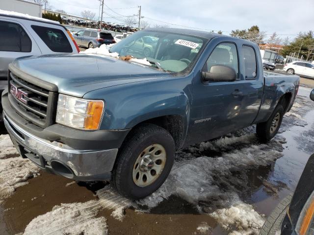 1GTSKTE33AZ200522 - 2010 GMC SIERRA K1500 BLUE photo 1