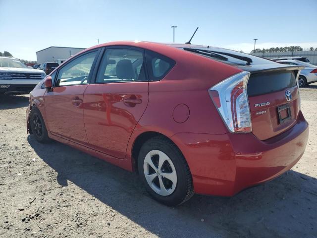 JTDKN3DU6E0370241 - 2014 TOYOTA PRIUS RED photo 2