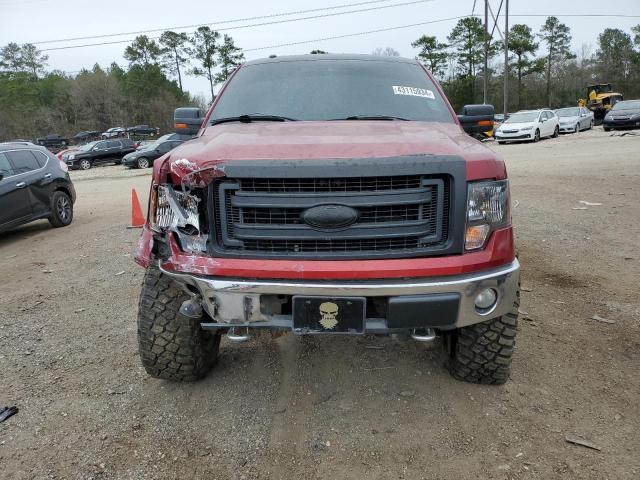 1FTFW1EF9EKE50642 - 2014 FORD F150 SUPERCREW BURGUNDY photo 5