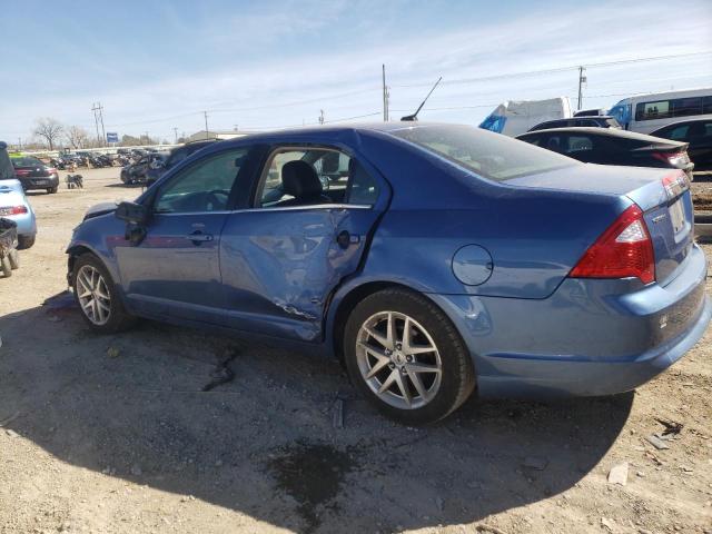 3FAHP0JG8AR105757 - 2010 FORD FUSION SEL BLUE photo 2