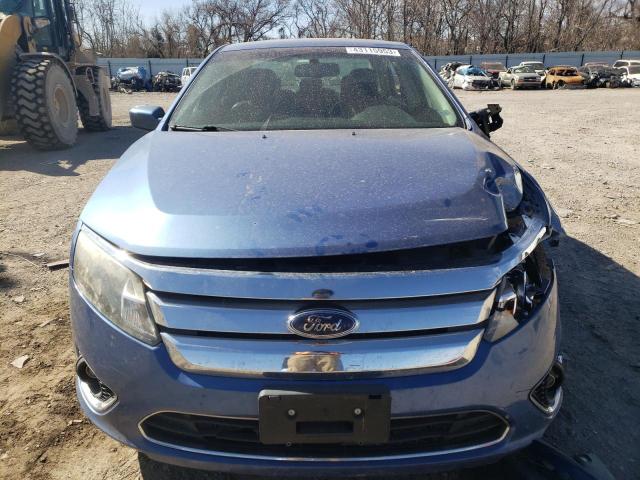 3FAHP0JG8AR105757 - 2010 FORD FUSION SEL BLUE photo 5