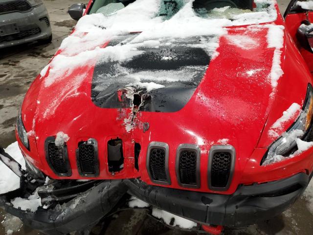 1C4PJMBS9HW618105 - 2017 JEEP CHEROKEE TRAILHAWK RED photo 11