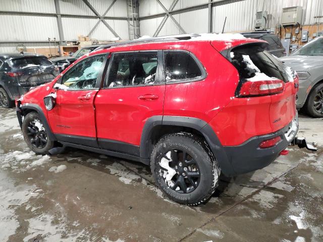 1C4PJMBS9HW618105 - 2017 JEEP CHEROKEE TRAILHAWK RED photo 2