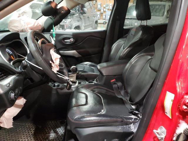 1C4PJMBS9HW618105 - 2017 JEEP CHEROKEE TRAILHAWK RED photo 7