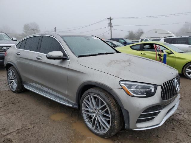 WDC0J6EB1LF727377 - 2020 MERCEDES-BENZ GLC COUPE 43 4MATIC AMG GRAY photo 4