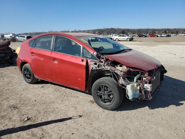 JTDKN3DU9C1509589 - 2012 TOYOTA PRIUS RED photo 4