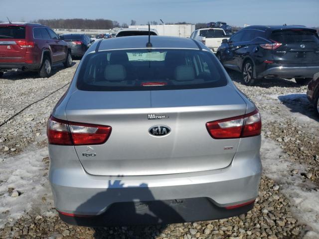 KNADM4A32H6063080 - 2017 KIA RIO LX SILVER photo 6